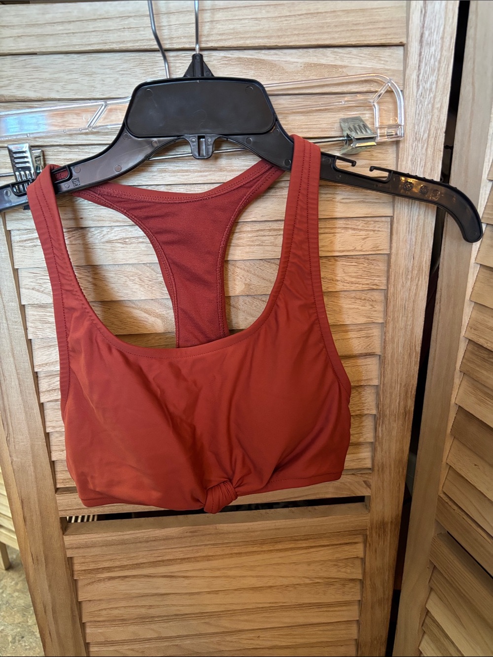 No Boundaries Rust Sports Bralette Medium